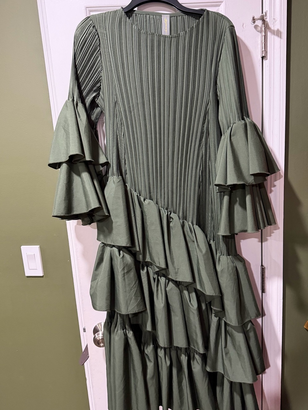 Oh So Modest Ruffle Dress